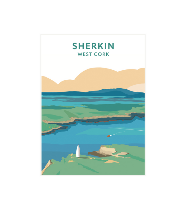 Sherkin Island A4 Print
