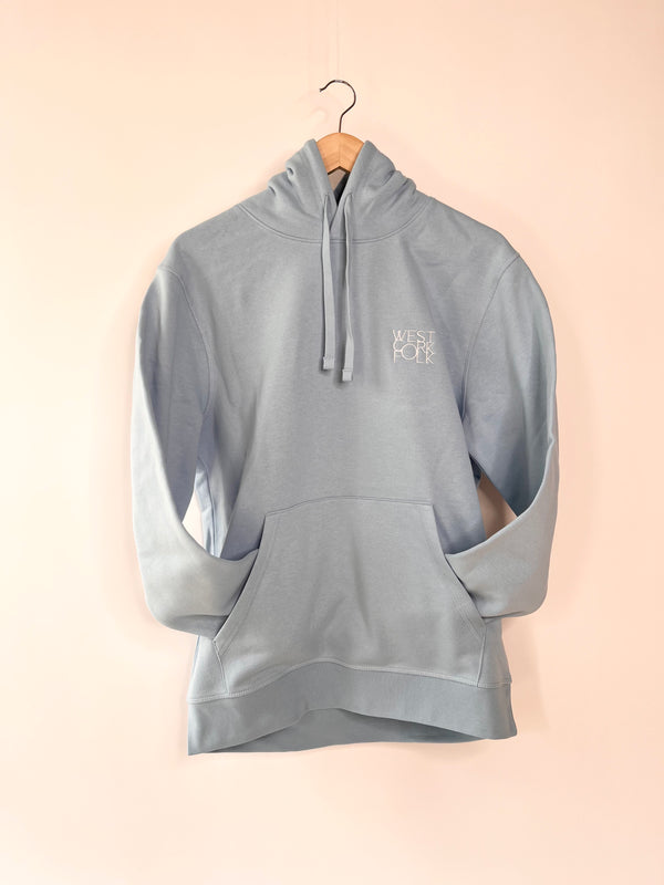 Mid-Light Unisex Hoodie - Light Blue