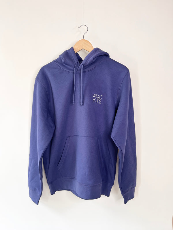 Mid-Light Unisex Hoodie - Dusk Blue