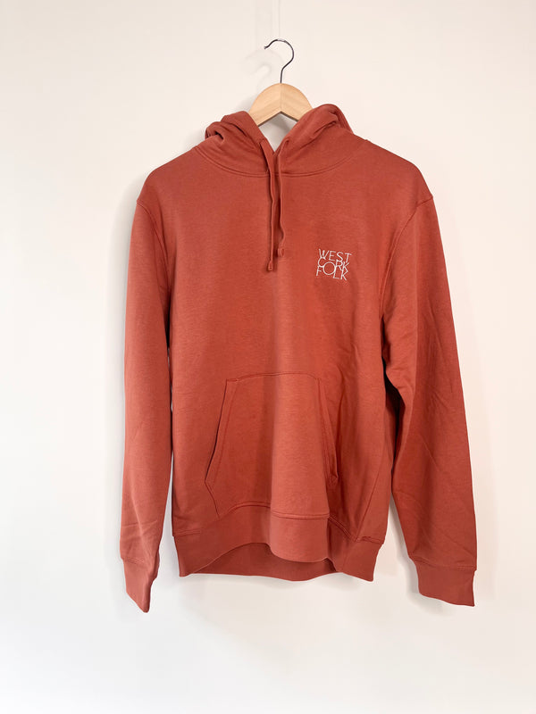 Mid-Light Unisex Hoodie - Rust