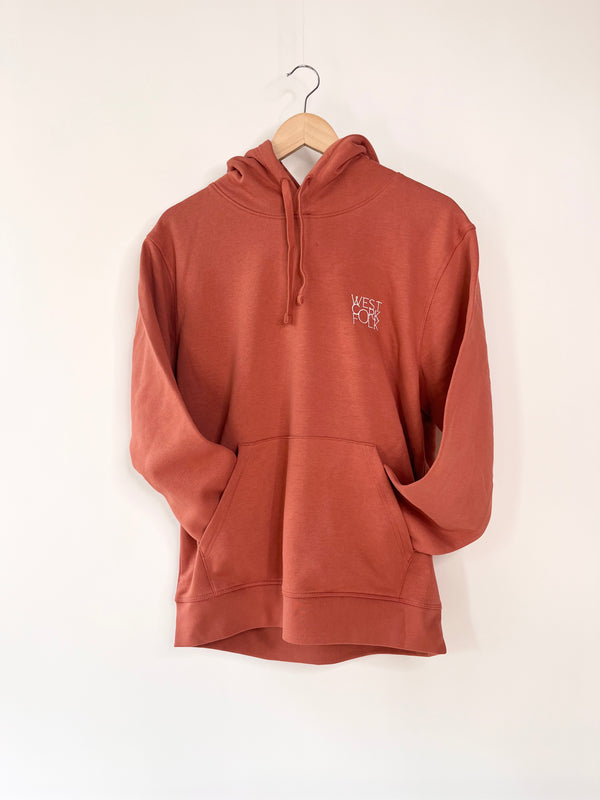 Mid-Light Unisex Hoodie - Rust